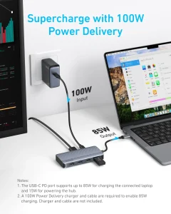 Anker Usb-C Hub (7-In-1) Dual Display Stmobile.pk