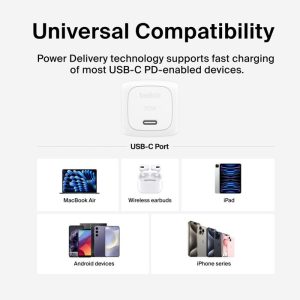 Belkin BoostCharge 30W Price in Pakistan – charger only with compact 2‑pin design