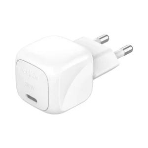Belkin Compact USB-C Wall Charger 30W Price in Pakistan – charger with standard 2‑pin plug and USB-C port
