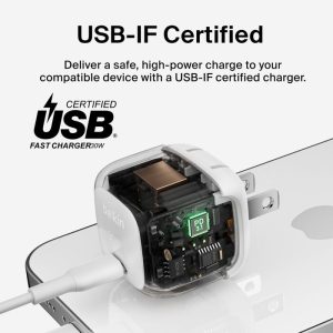 Belkin Compact USB-C Wall Charger 30W Price in Pakistan – charger with standard 2‑pin plug and USB-C port