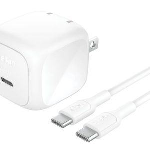 Belkin Compact USB-C Wall Charger 45W price in Pakistan – charger with foldable prongs and USB-C port