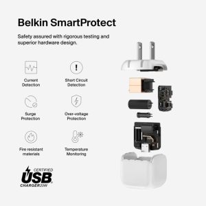 Belkin BoostCharge 20W Price in Pakistan – charger only with compact design and eco‑friendly packaging